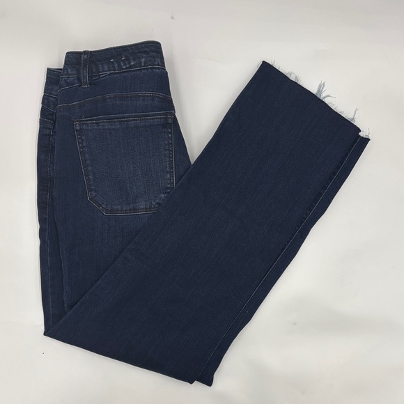 Wit & Wisdom ‘ab’solution Raw Hem Slim Straight Jeans in Insigo - Picture 1 of 6